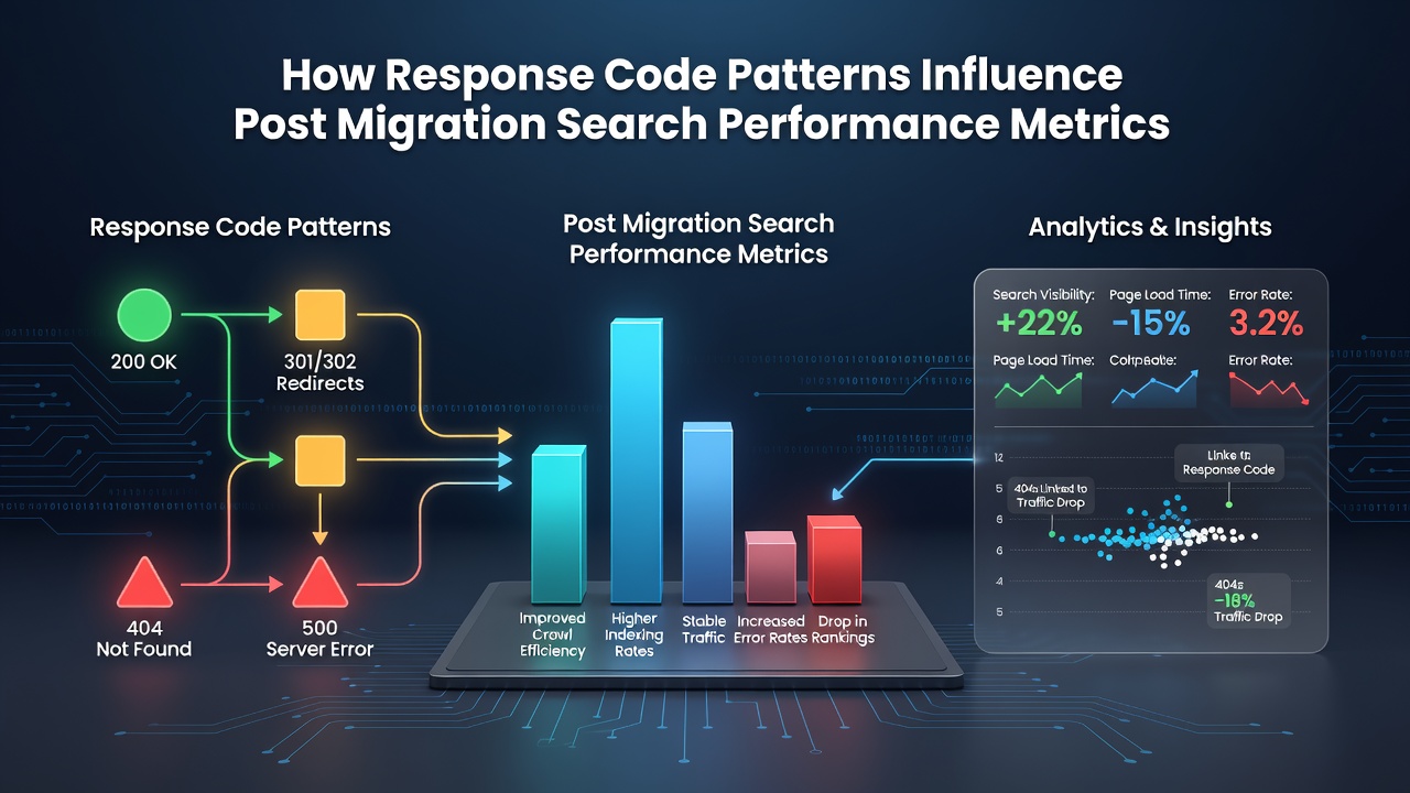 How Response Code Patterns Influence Post Migration Search Performance Metrics