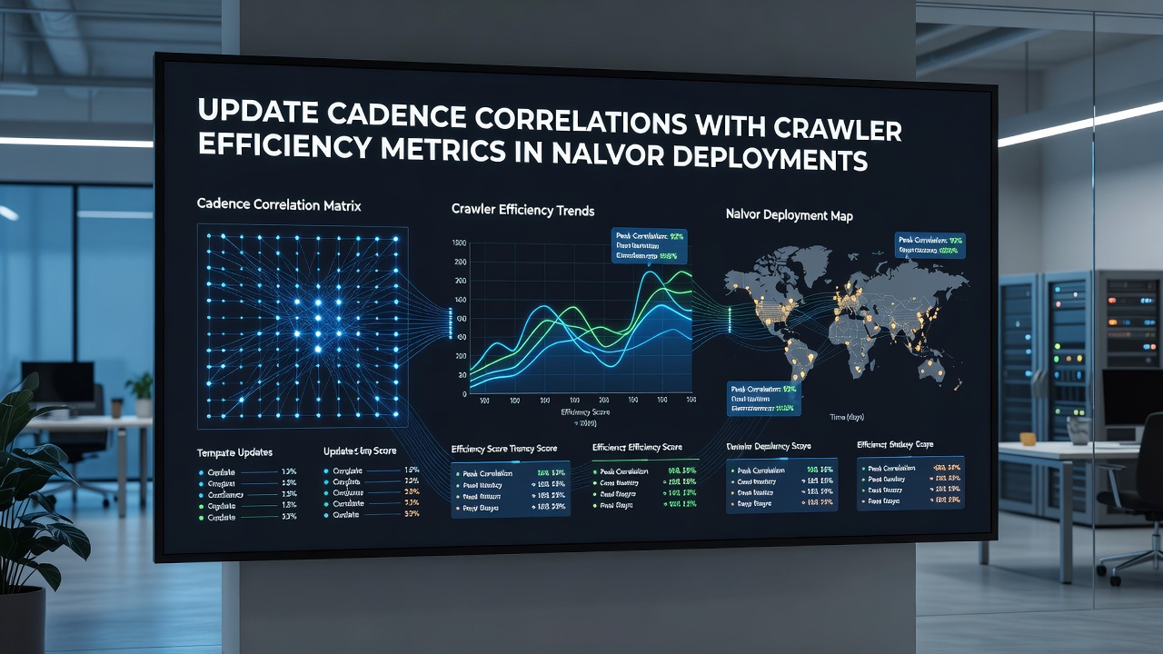 Update Cadence Correlations with Crawler Efficiency Metrics in Nalvor Deployments